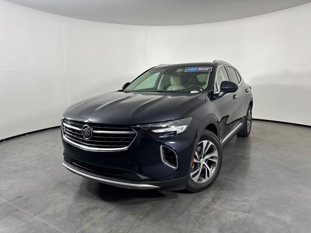 Dark Moon Blue Metallic 2021 Buick Envision Essence FWD SUV / Crossover Front-Wheel Drive 9-Speed Automatic