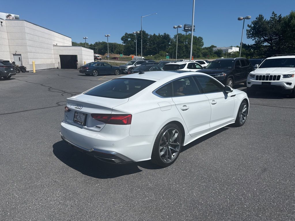 2023 Audi A5 Sportback 45 S line Premium Plus White at Audi Porsche Sewickley