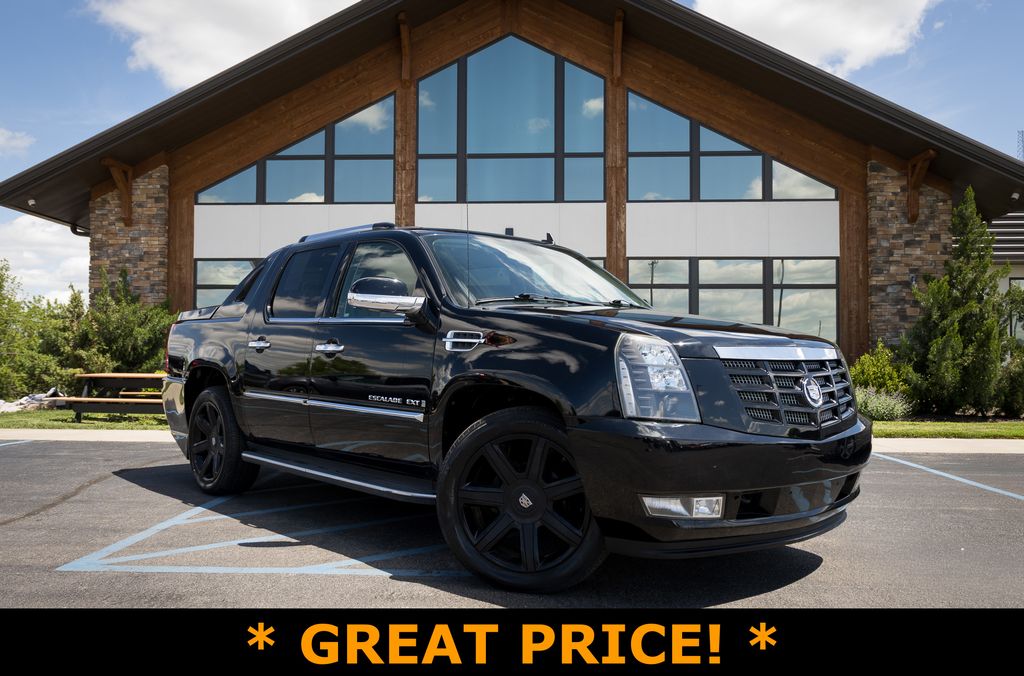 Black Raven 2009 Cadillac Escalade EXT 4WD Pickup Truck All-Wheel Drive 6-Speed Automatic Overdrive
