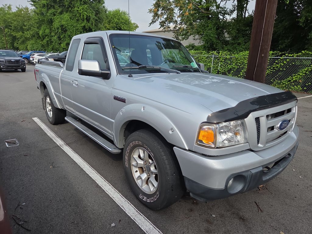 Silver Metallic 2011 Ford Ranger Pickup Truck Four-Wheel Drive 5-Speed Automatic Overdrive