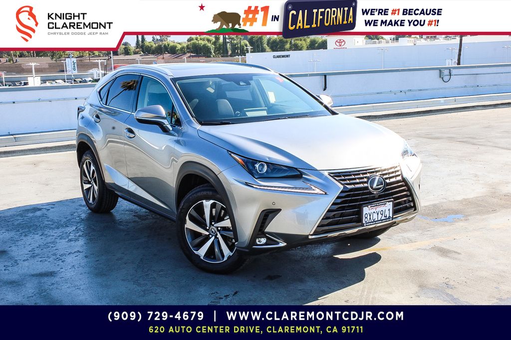 Silver 2020 Lexus NX 300 FWD SUV / Crossover Front-Wheel Drive 6-Speed Automatic
