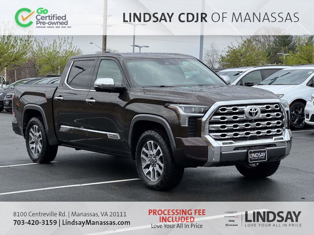 Smoked Mesquite 2023 Toyota Tundra 1794 Edition CrewMax Cab 4WD Pickup Truck Four-Wheel Drive Automatic