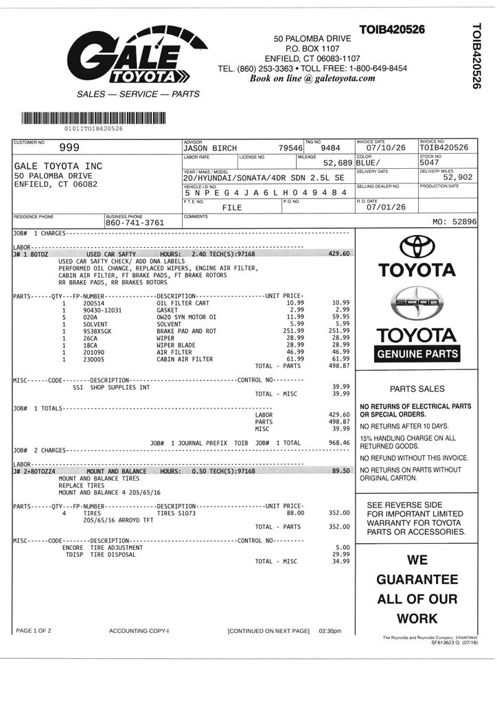 Used 2020 Hyundai Sonata Sedan