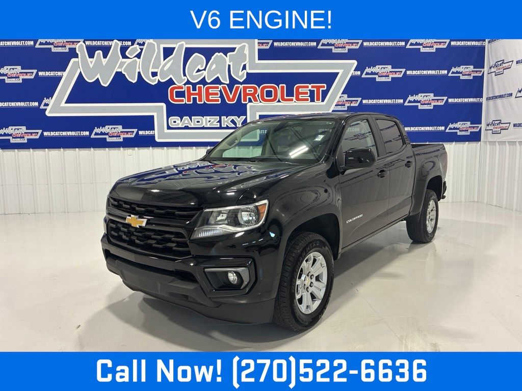 Black 2022 Chevrolet Colorado Pickup Truck 4X2 8-Speed Automatic