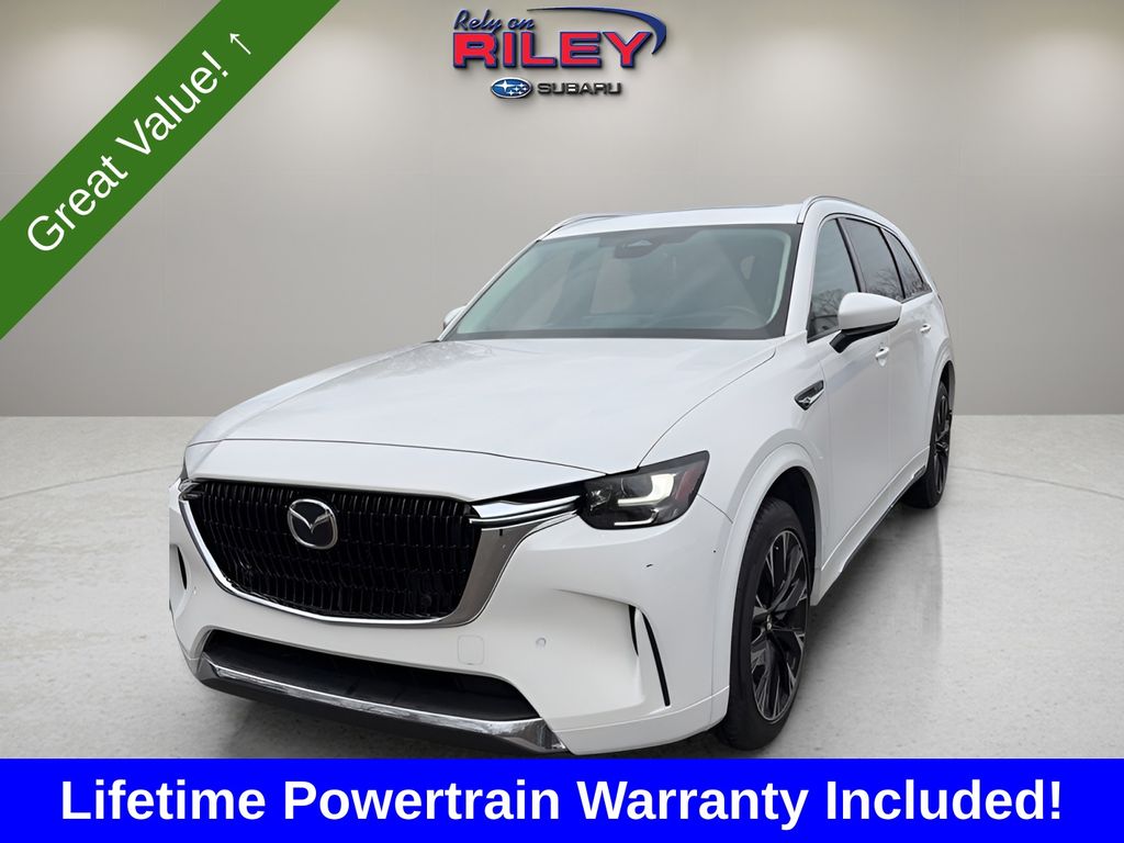 Rhodium White Premium 2024 Mazda CX-90 SUV / Crossover All-Wheel Drive 8-Speed Automatic