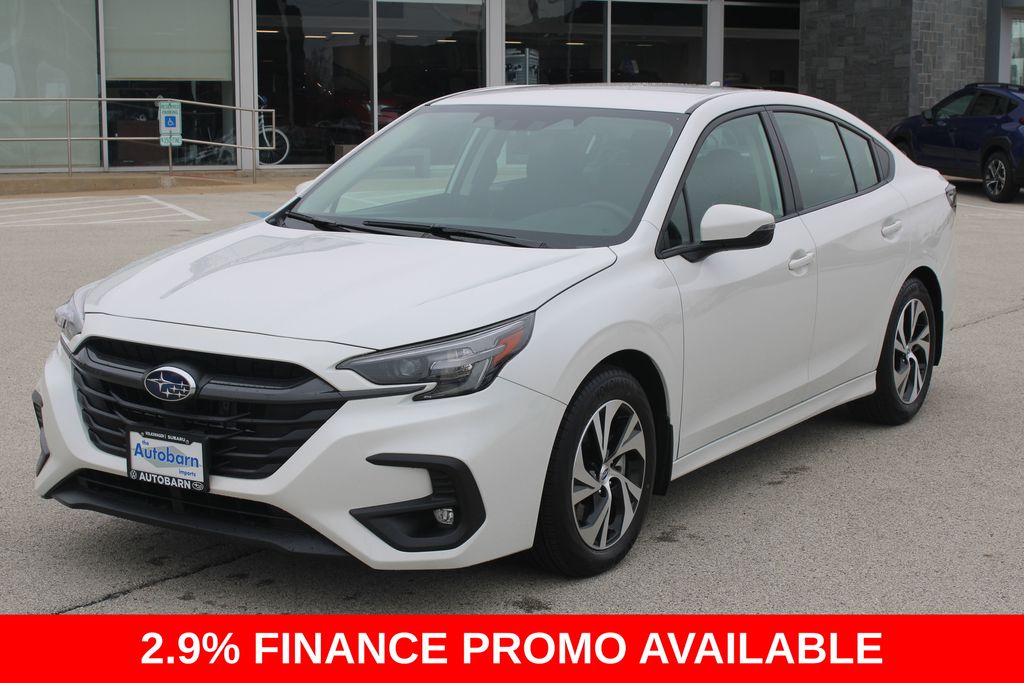 Crystal White Pearl 2025 Subaru Legacy Premium AWD Sedan All-Wheel Drive Continuously Variable Transmission