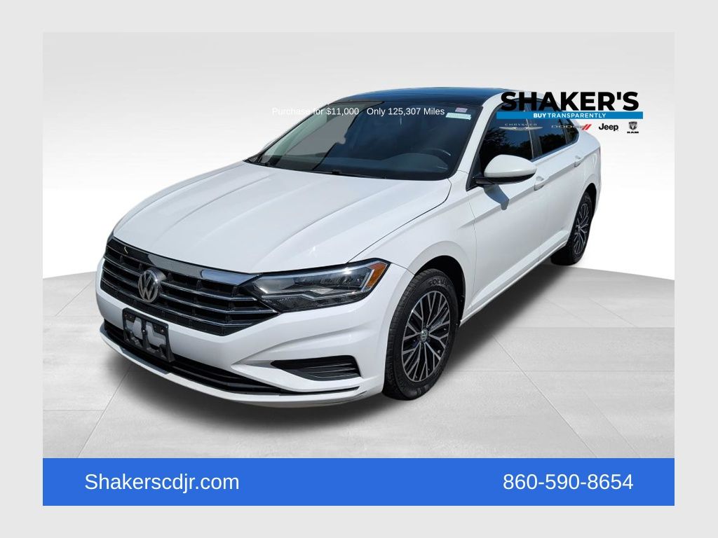 White 2019 Volkswagen Jetta Sedan 8-Speed Automatic