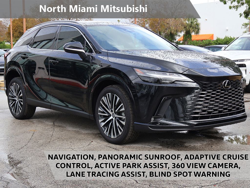Black (Caviar) 2025 Lexus RX Hybrid 350h Premium AWD SUV / Crossover All-Wheel Drive Continuously Variable Transmission