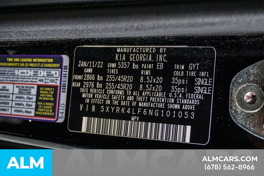 Used 2022 Black Kia SX image 63