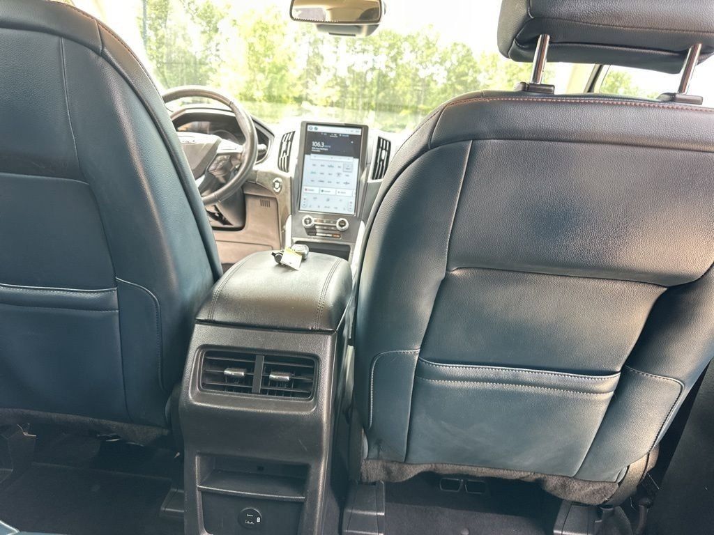 2022 Stone Blue Metallic Ford Edge SEL AWD SUV