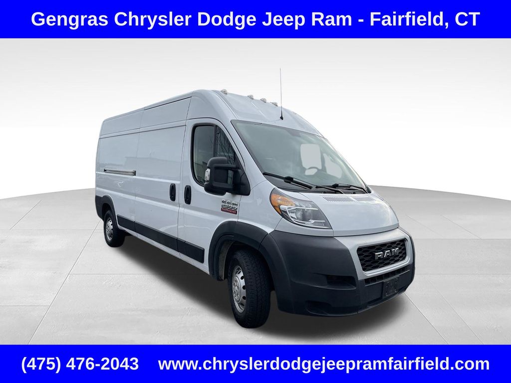 Bright White Clearcoat 2021 RAM ProMaster Van Front-Wheel Drive 6-Speed Automatic