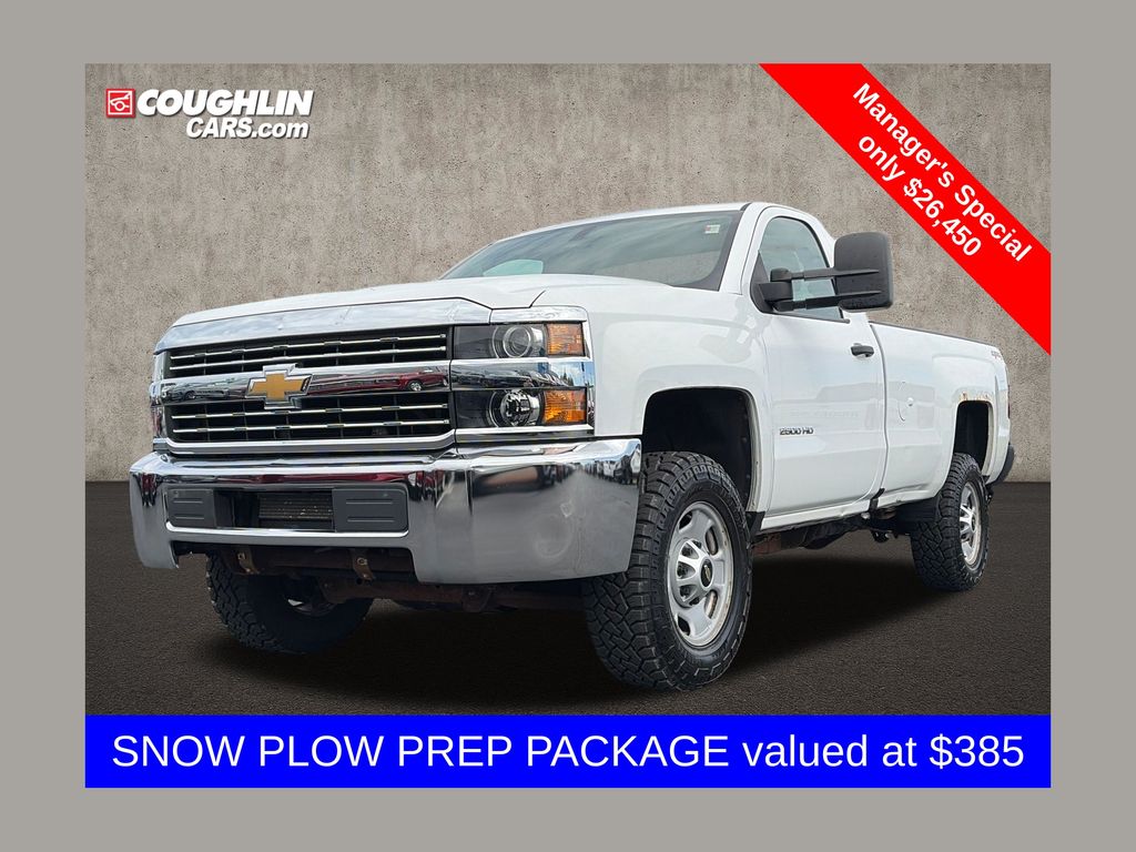 Summit White 2018 Chevrolet Silverado 2500HD Work Truck LB 4WD Pickup Truck Four-Wheel Drive 6-Speed Automatic Overdrive