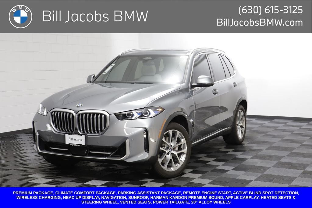 Skyscraper Gray Metallic 2024 BMW X5 SUV / Crossover All-Wheel Drive Automatic