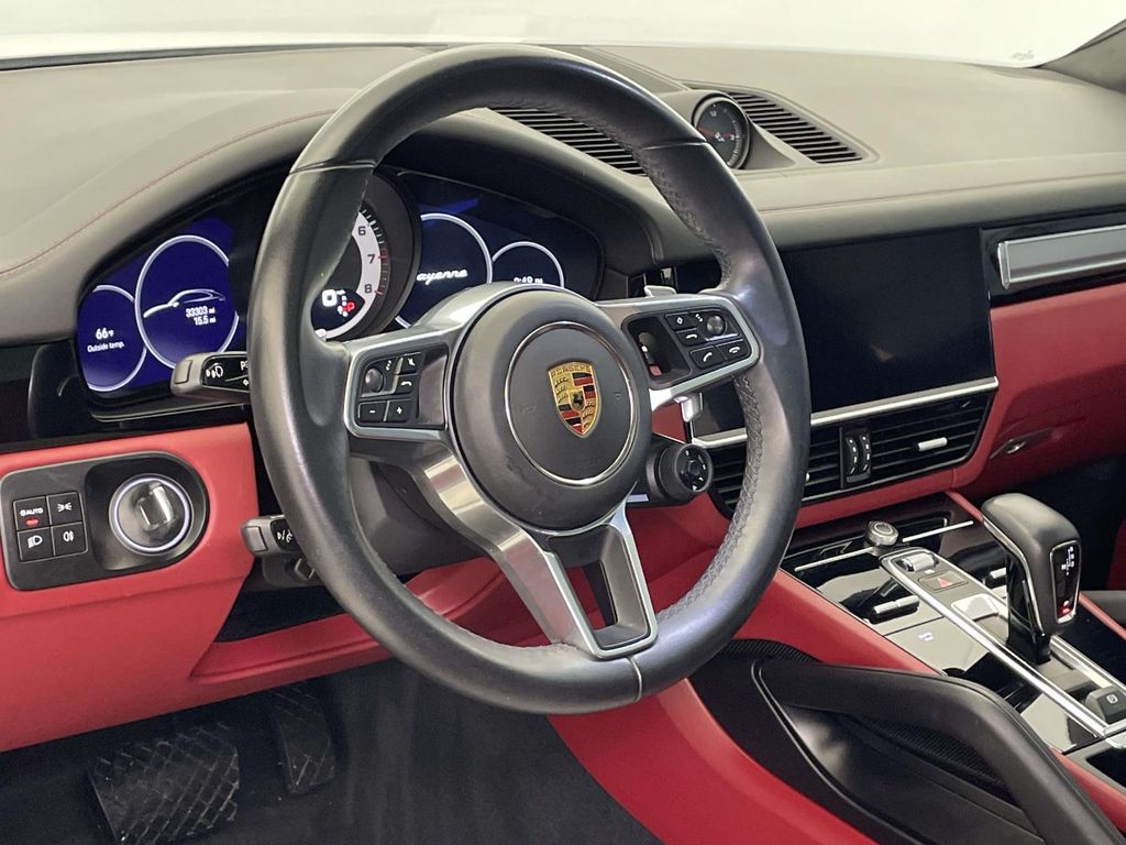 2022 Porsche Cayenne Coupe Platinum Edition White at Audi Porsche Sewickley