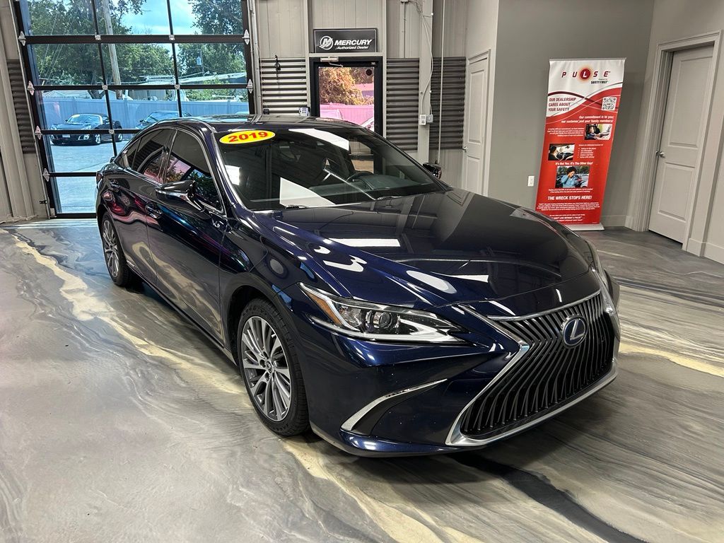 Nightfall Mica 2019 Lexus ES Hybrid Sedan Front-Wheel Drive Continuously Variable Transmission