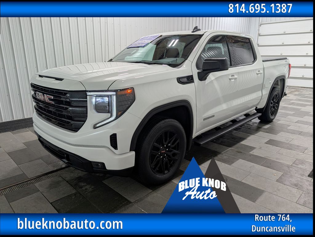Summit White 2024 GMC Sierra 1500 Pickup Truck Four-Wheel Drive 8-Speed Automatic