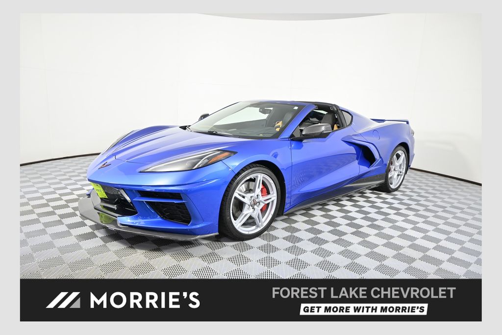 Elkhart Lake Blue Metallic 2021 Chevrolet Corvette Coupe Rear-Wheel Drive 8-Speed Dual Clutch