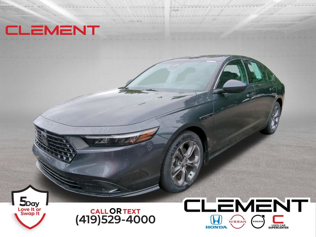 Gray Metallic 2023 Honda Accord Sedan Front-Wheel Drive Continuously Variable Transmission