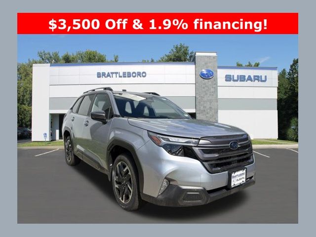 Ice Silver Metallic 2026 Subaru Forester SUV / Crossover All-Wheel Drive Continuously Variable Transmission