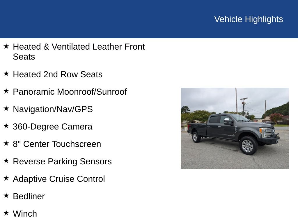 2017 Ford F-350 Super Duty Platinum