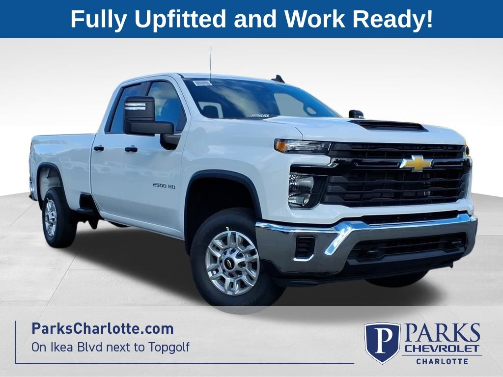 Summit White 2026 Chevrolet Silverado 2500HD Work Truck Double Cab RWD Pickup Truck 4X2 Automatic