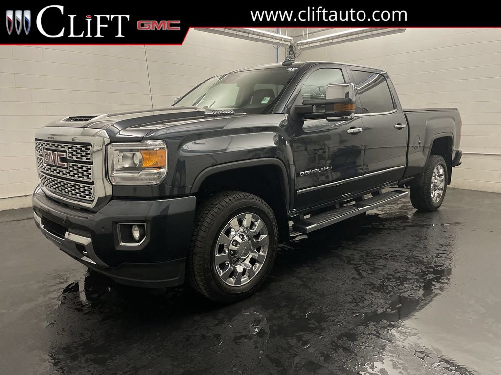 Dark Slate Metallic 2018 GMC Sierra 2500HD Pickup Truck Four-Wheel Drive 6-Speed Automatic