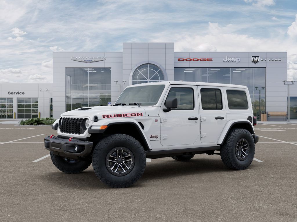 New 2026 Bright White Clearcoat Jeep Rubicon X image 2
