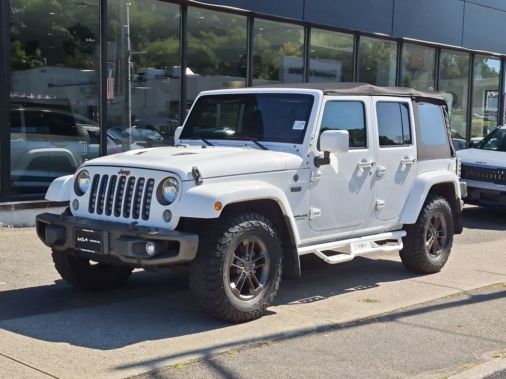 Bright White Clearcoat 2016 Jeep Wrangler SUV / Crossover Four-Wheel Drive 5-Speed Automatic