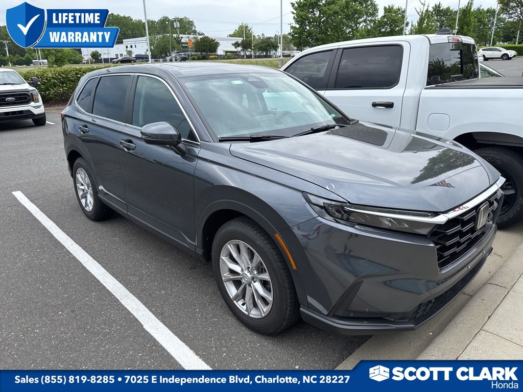 Meteorite Gray Metallic 2023 Honda CR-V EX-L AWD SUV / Crossover All-Wheel Drive Continuously Variable Transmission