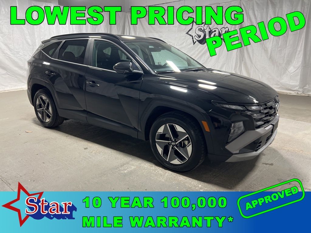 Phantom Black 2025 Hyundai Tucson SEL FWD SUV / Crossover Front-Wheel Drive 8-Speed Automatic