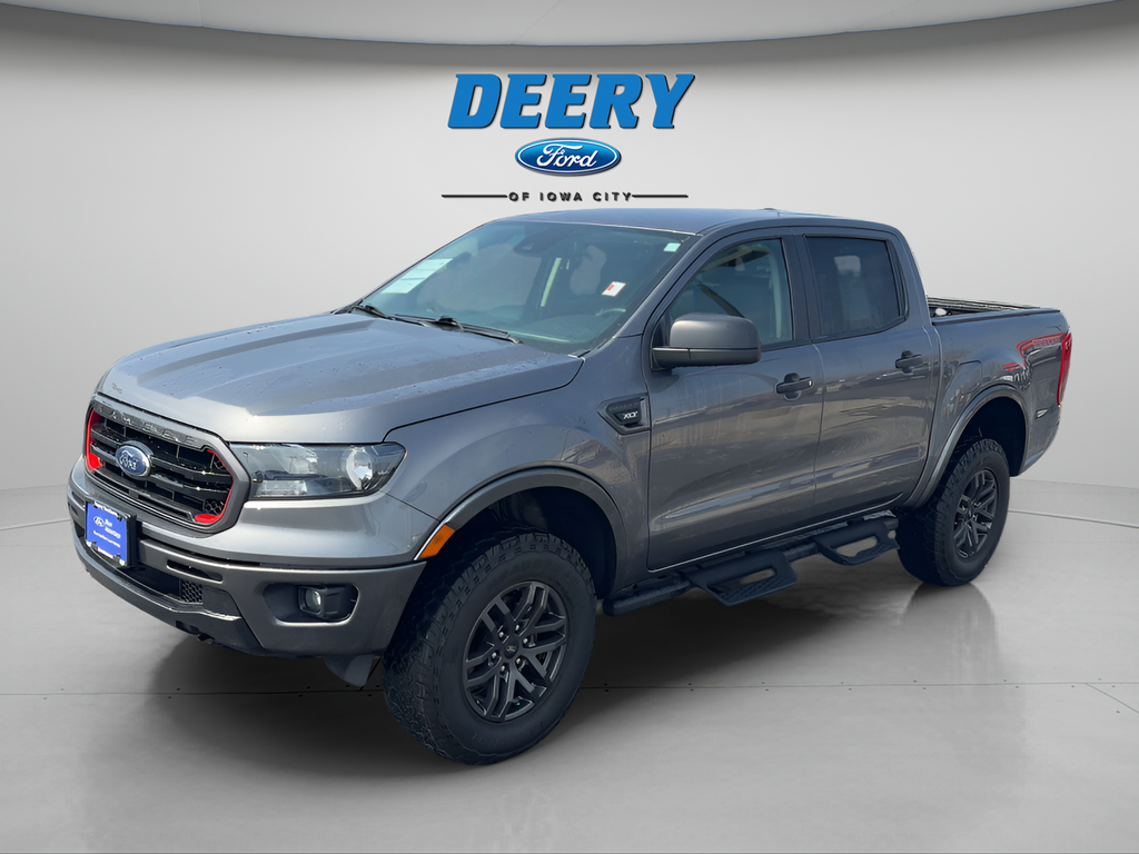 Carbonized Gray Metallic 2022 Ford Ranger XLT SuperCrew 4WD Pickup Truck Four-Wheel Drive Automatic