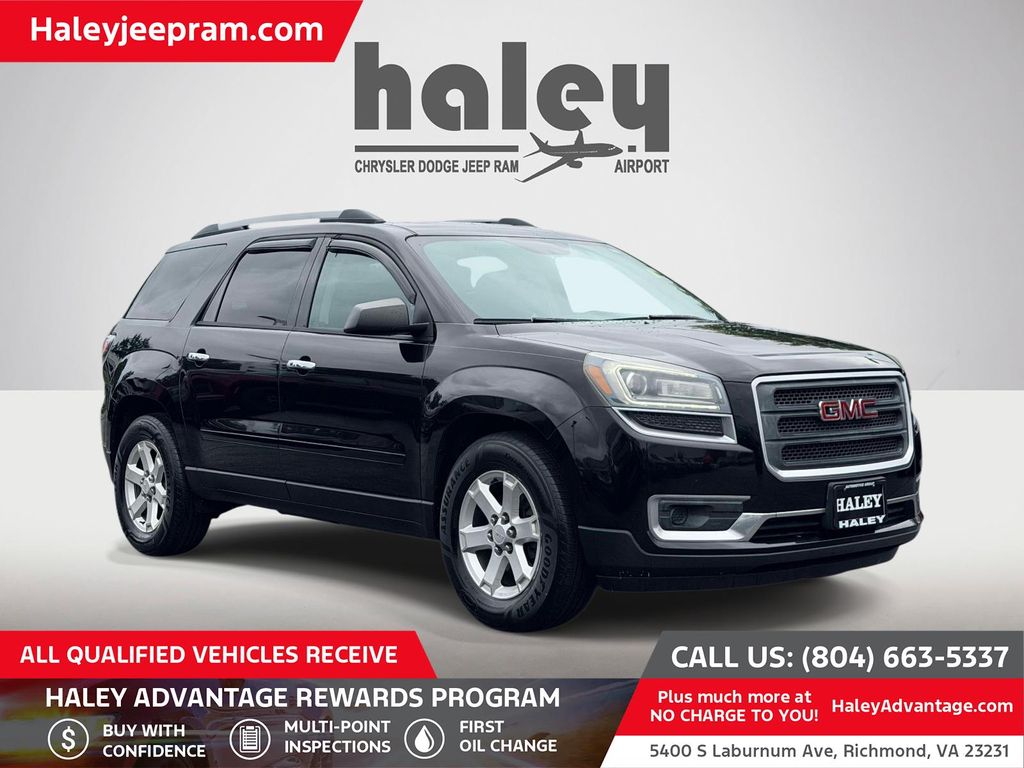 Black (Ebony Twilight Metallic) 2016 GMC Acadia SUV / Crossover All-Wheel Drive 6-Speed Automatic
