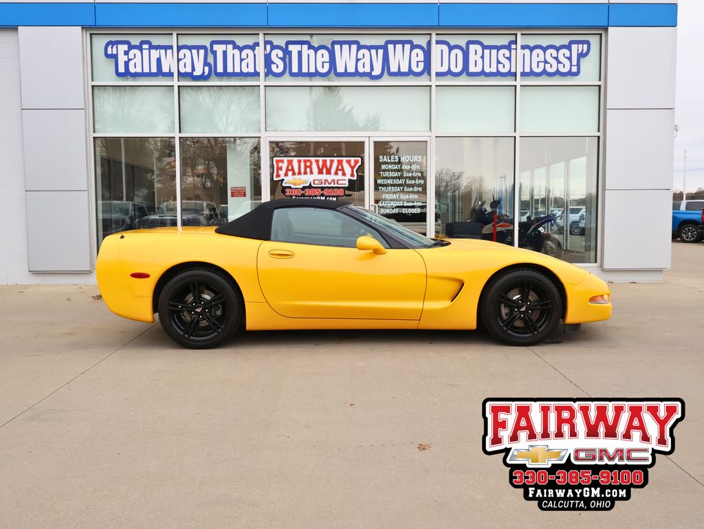 Millennium Yellow 2002 Chevrolet Corvette Convertible RWD Convertible Rear-Wheel Drive 4-Speed Automatic
