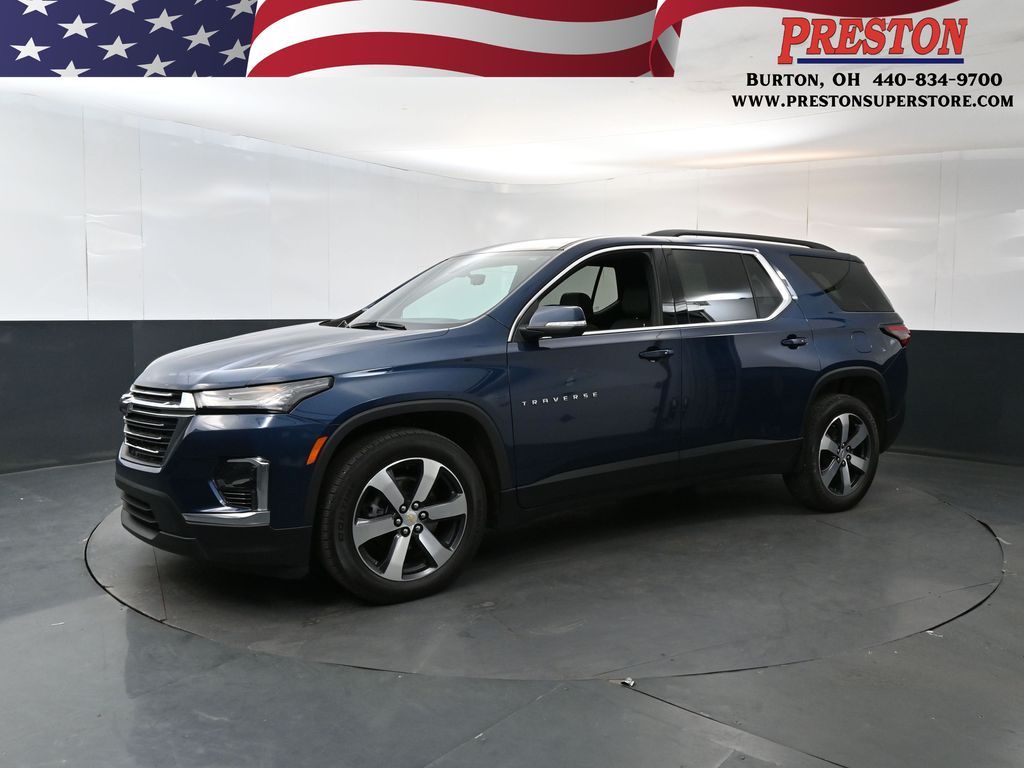 Northsky Blue Metallic 2023 Chevrolet Traverse LT Leather AWD SUV / Crossover Four-Wheel Drive 9-Speed Automatic