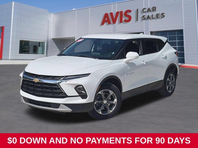 White 2025 Chevrolet Blazer SUV / Crossover 9-Speed Automatic Overdrive