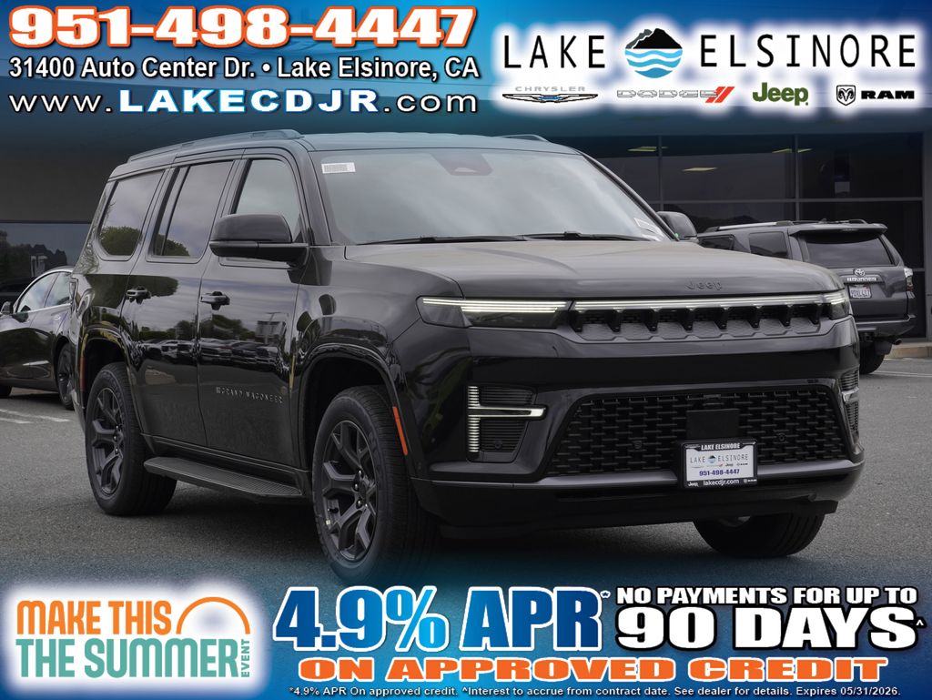 High Gloss Black 2026 Jeep Grand Wagoneer Limited Altitude 4WD SUV / Crossover Four-Wheel Drive 8-Speed Automatic