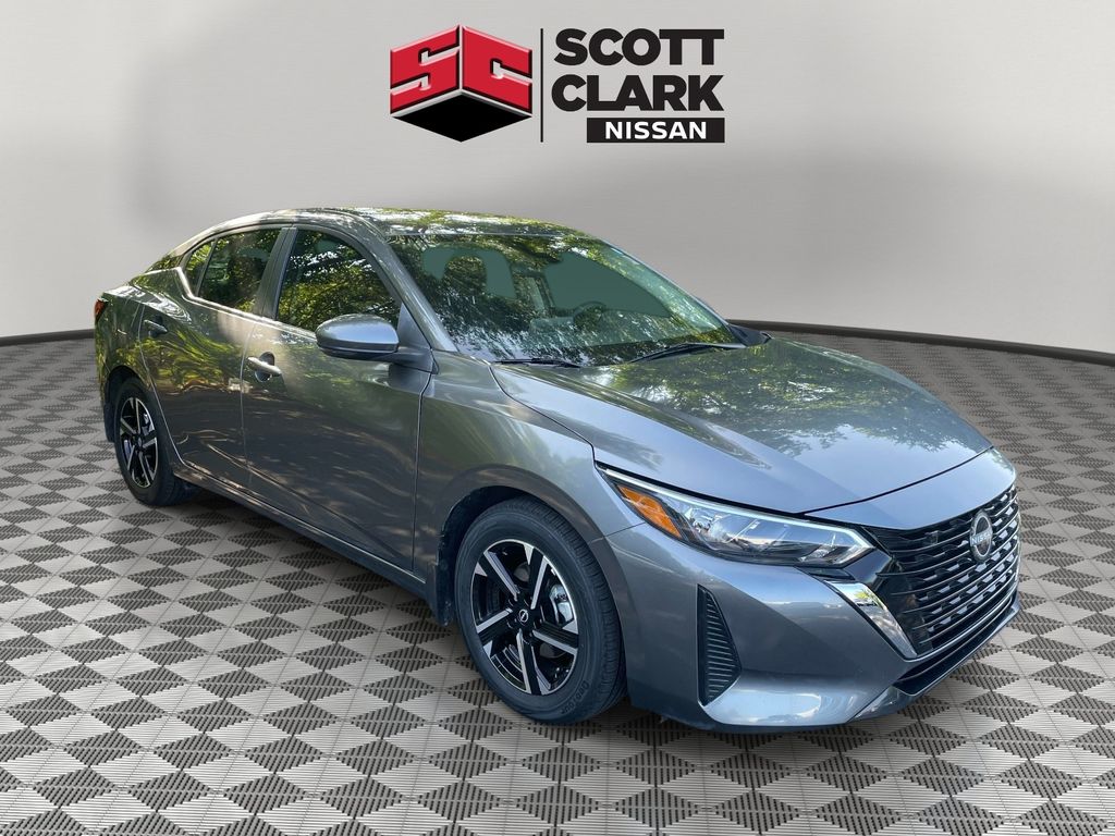 Gray 2025 Nissan Sentra Sedan Front-Wheel Drive Continuously Variable Transmission