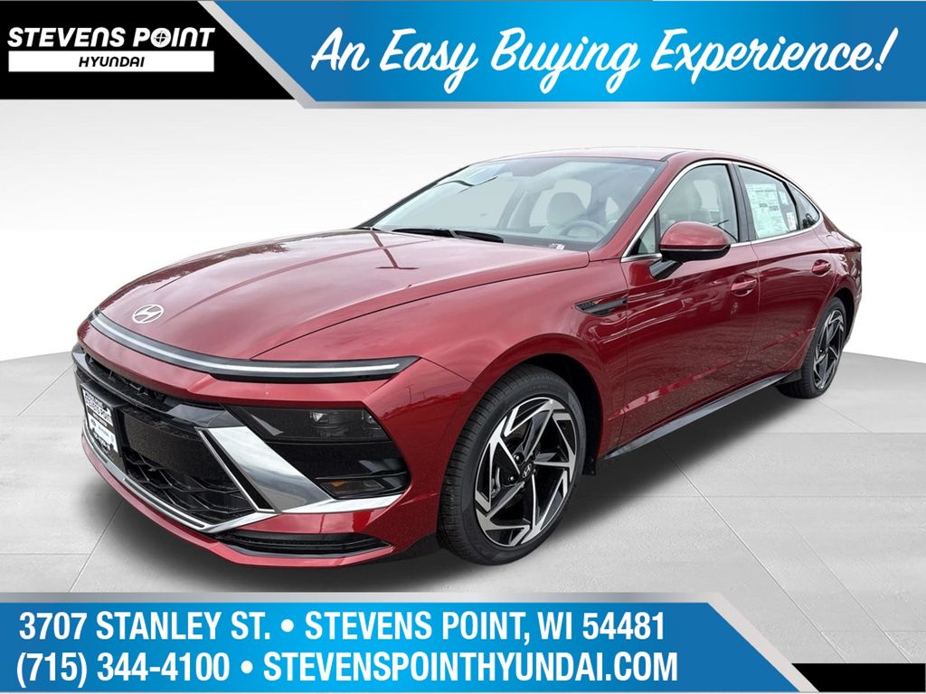 Ultimate red 2026 Hyundai Sonata Sedan Front-Wheel Drive 8-Speed Automatic