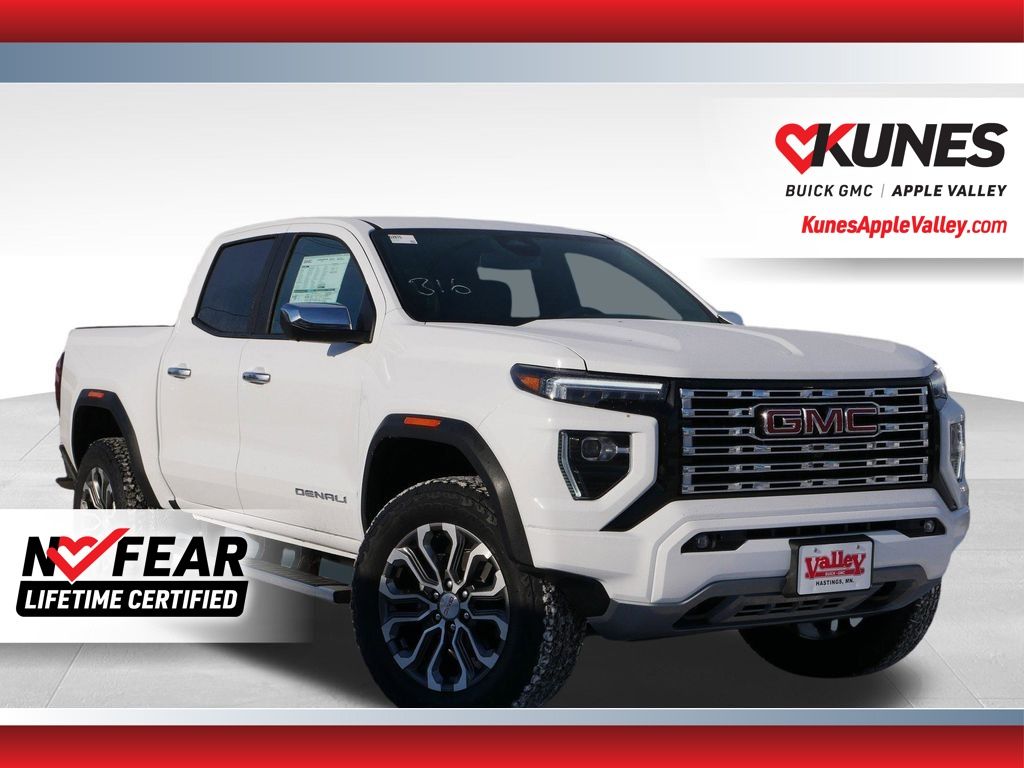 Summit White 2026 GMC Canyon Pickup Truck Four-Wheel Drive 8-Speed Automatic