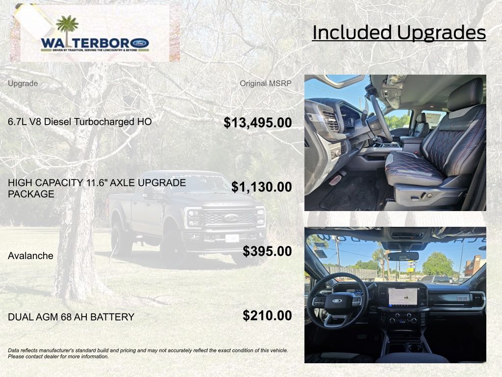 2026 Ford F-250SD Lariat White at Walterboro Ford