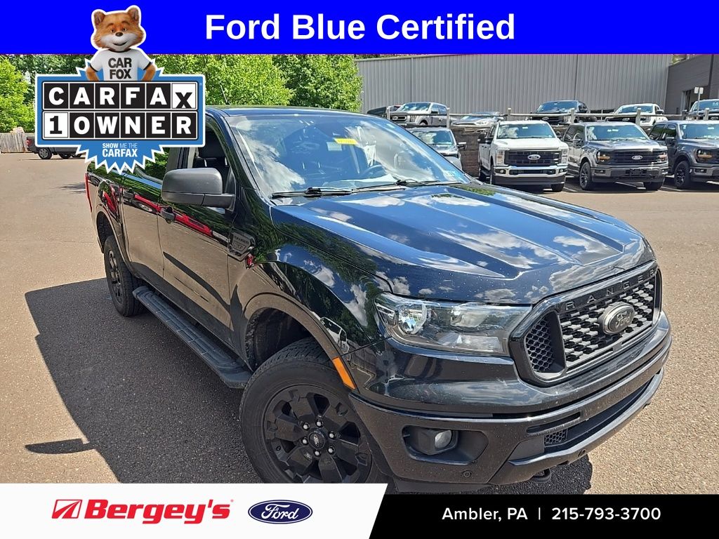 Shadow Black 2021 Ford Ranger Pickup Truck Four-Wheel Drive Automatic