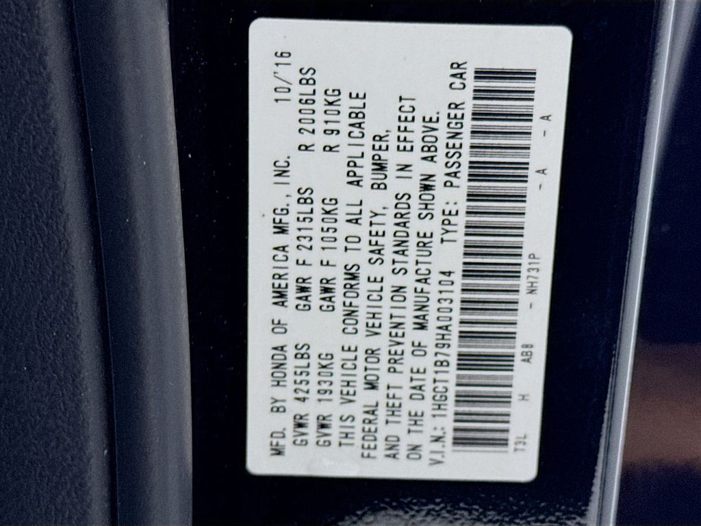 Used Car 2017 Honda Accord  Ex For Sale Under $20,000 In Austin, Texas