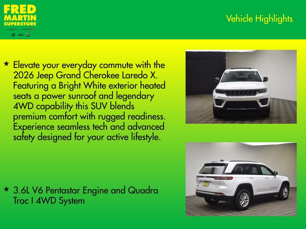 new 2026 Jeep Grand Cherokee car, priced at $40,316