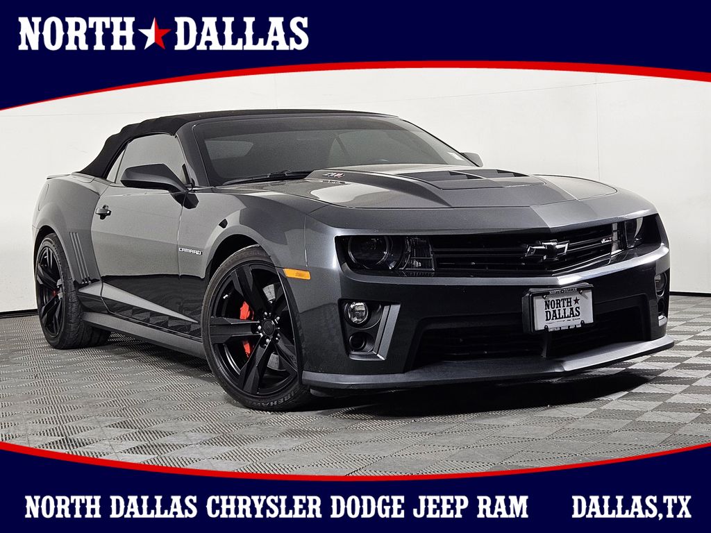 Ashen Gray Metallic 2015 Chevrolet Camaro ZL1 Convertible RWD Convertible Rear-Wheel Drive 6-Speed Automatic