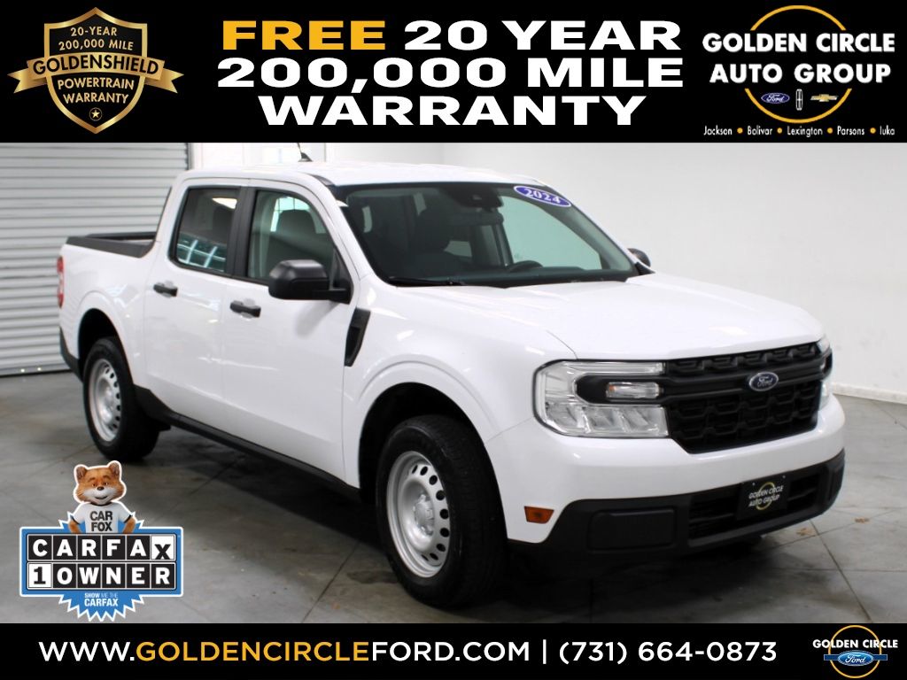 Oxford White 2024 Ford Maverick Pickup Truck All-Wheel Drive 8-Speed Automatic