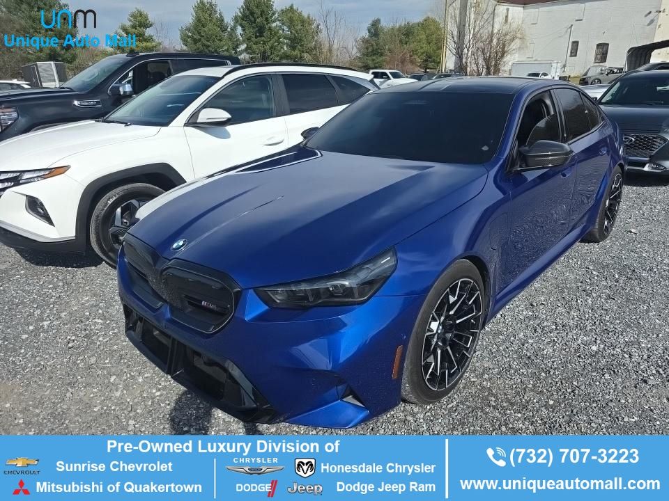 Marina Bay Blue Metallic 2025 BMW M5 AWD Sedan All-Wheel Drive 8-Speed Automatic