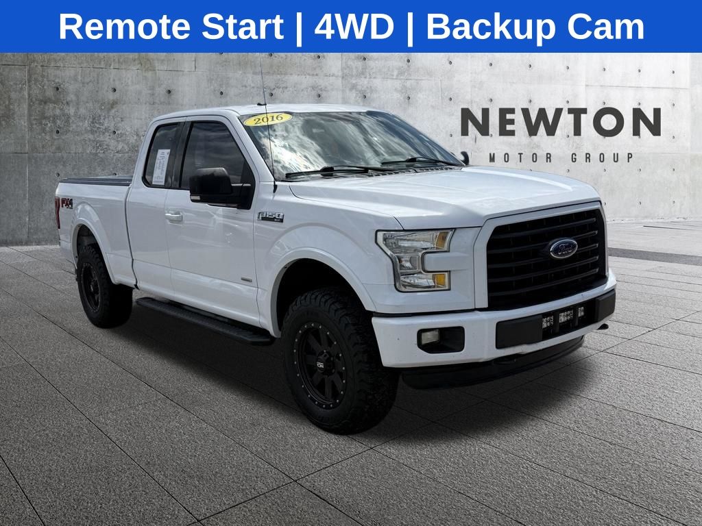Oxford White 2016 Ford F-150 XLT SuperCab 4WD Pickup Truck Four-Wheel Drive 6-Speed Automatic