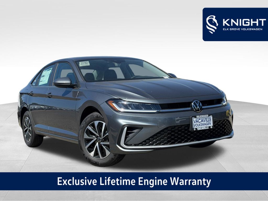 Platinum Gray Metallic 2026 Volkswagen Jetta Sedan Front-Wheel Drive 8-Speed Automatic