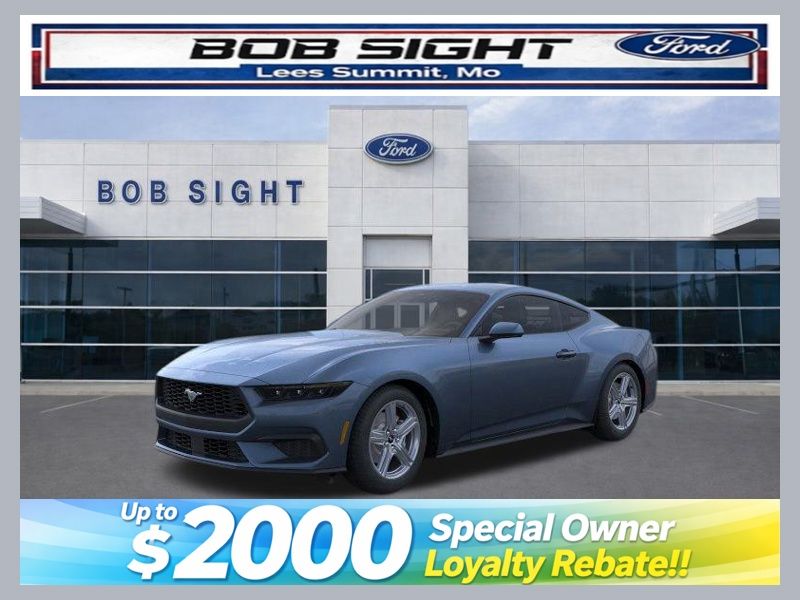 Vapor Blue Metallic 2026 Ford Mustang EcoBoost Fastback RWD Coupe Rear-Wheel Drive Automatic