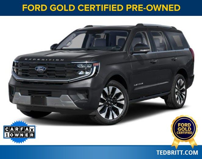 Black Metallic 2025 Ford Expedition SUV / Crossover Four-Wheel Drive Automatic